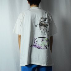 画像4: 90's Alice in Wonderland USA製 "Mad Hatter" キャラクターイラストTシャツ XL (4)