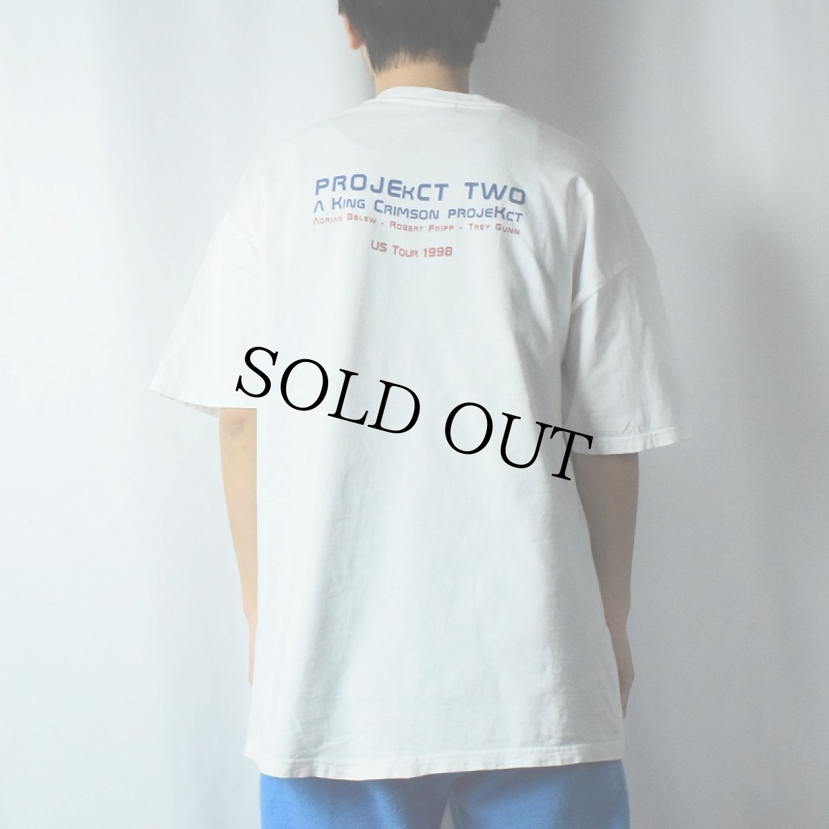 画像3: 90's King Crimson Projekct 2 US TOUR 1998 プログレッシヴ・ロック・バンドTシャツ XL (3)