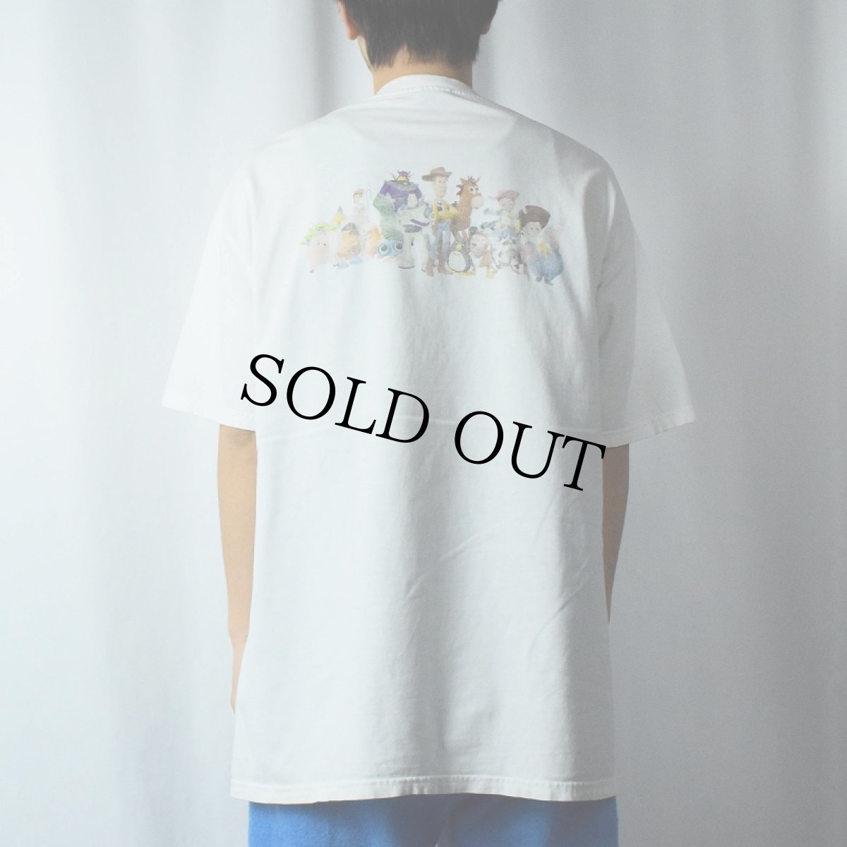 画像3:  DISNEY TOY STORY 2 映画プリントTシャツ XL (3)