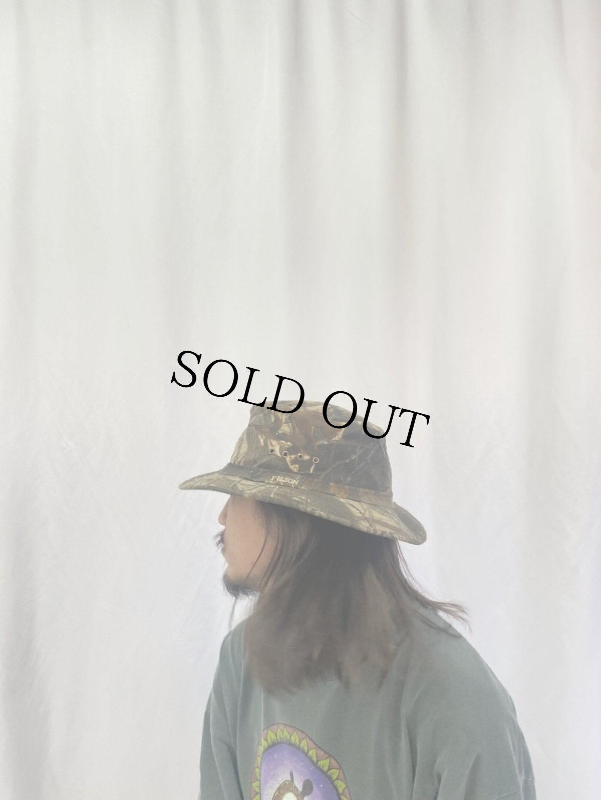 画像3: FILSON USA製 リアルツリーカモ オイルドサファリハット XXL (3)