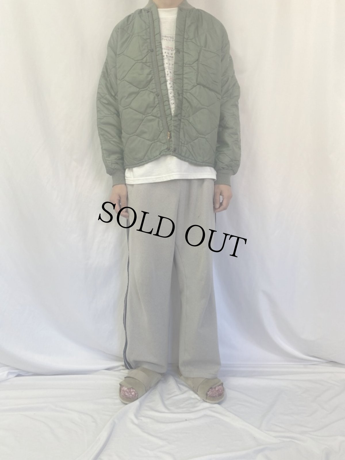 画像2: 60's U.S.AIR FORCE CWU-9/P キルティングライナージャケット LARGE (2)