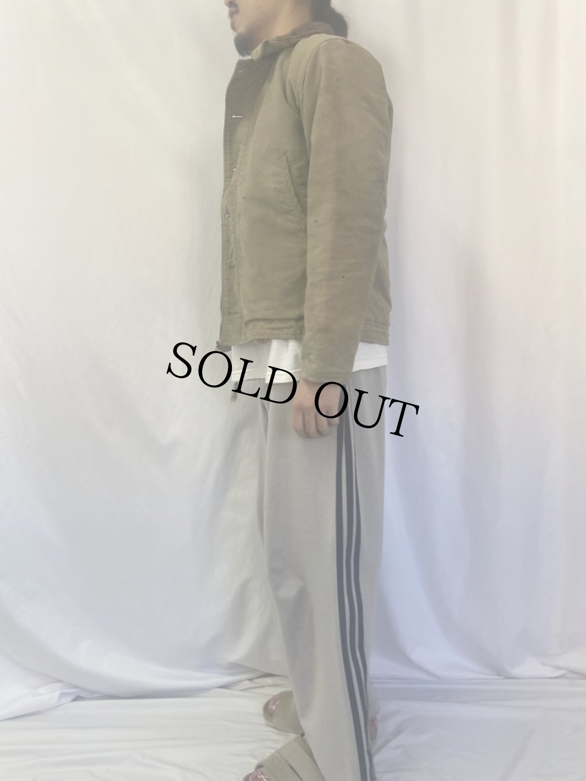 画像3: 40's U.S.NAVY N-1 デッキジャケット (3)