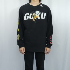 画像2: DRAGONBALL Z アニメプリントロンT BLACK L (2)