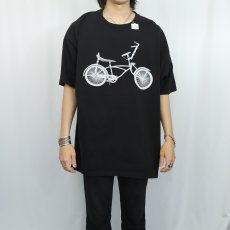 画像3: LOWRIDER 自転車プリントTシャツ BLACK (3)
