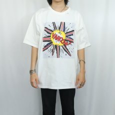 画像2: 2000's Roy Lichtenstein "Varoom!" アートプリントTシャツ XL (2)