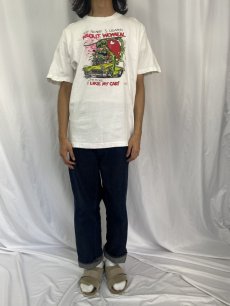 画像2: 90's RATFINK USA製 キャラクタープリントTシャツ XL (2)