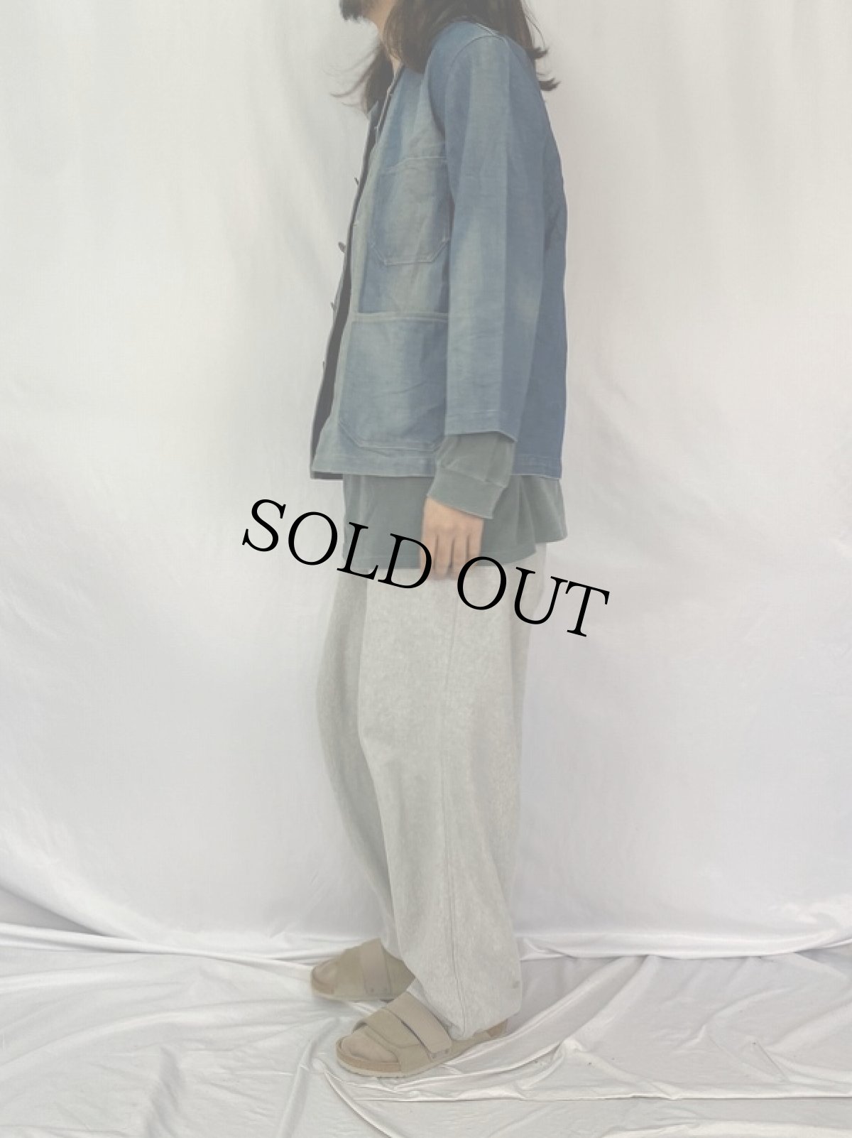 画像3: 40's 民間品 U.S.NAVY ショールカラー カバーオール (3)