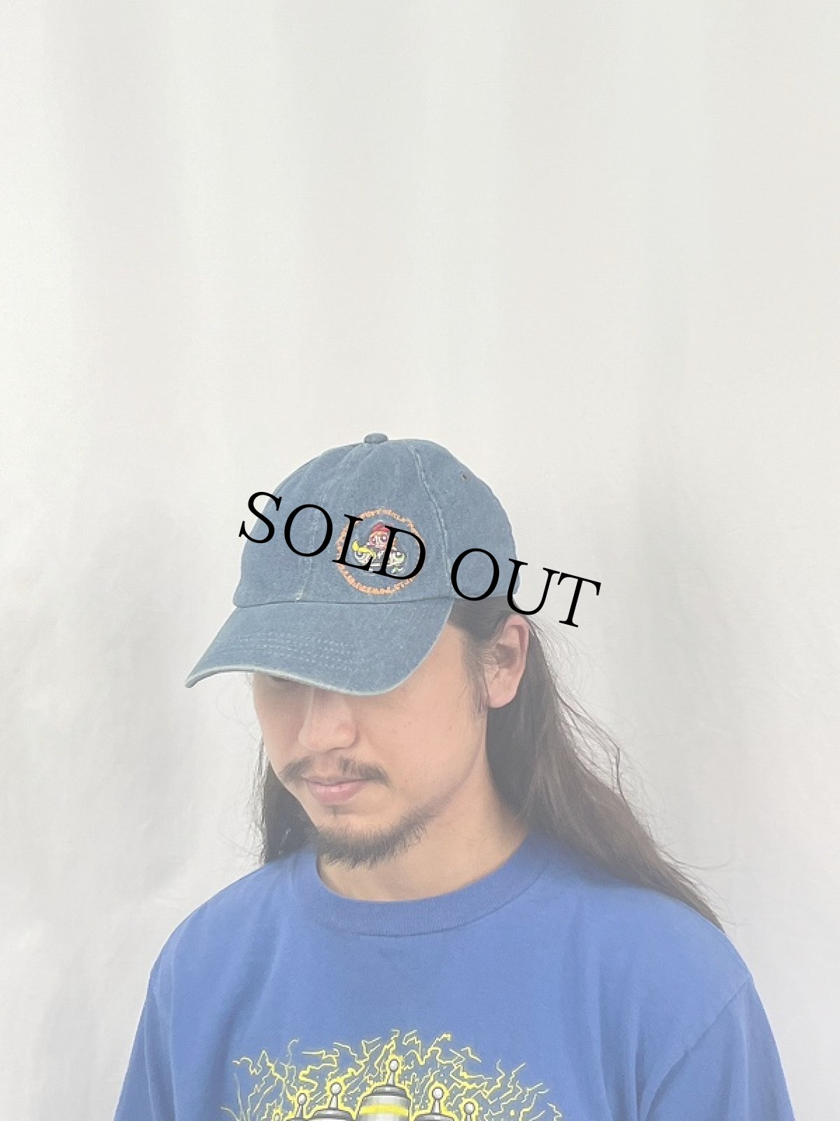 画像2: 2000's The Powerpuff Girls キャラクター刺繍 デニムキャップ (2)