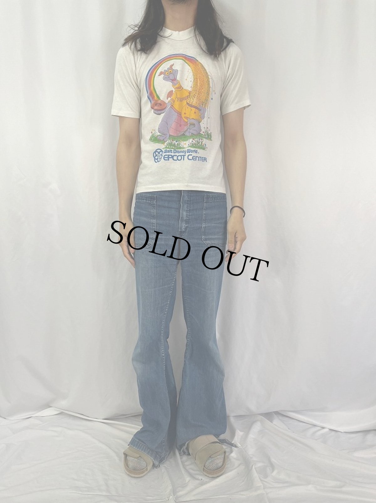 画像2: 80's Disney "FIGMENT" キャラクタープリントTシャツ M (2)