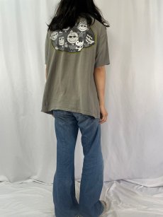 画像4: 90's PEANUTS USA製 キャラクターパロディプリントTシャツ XL (4)