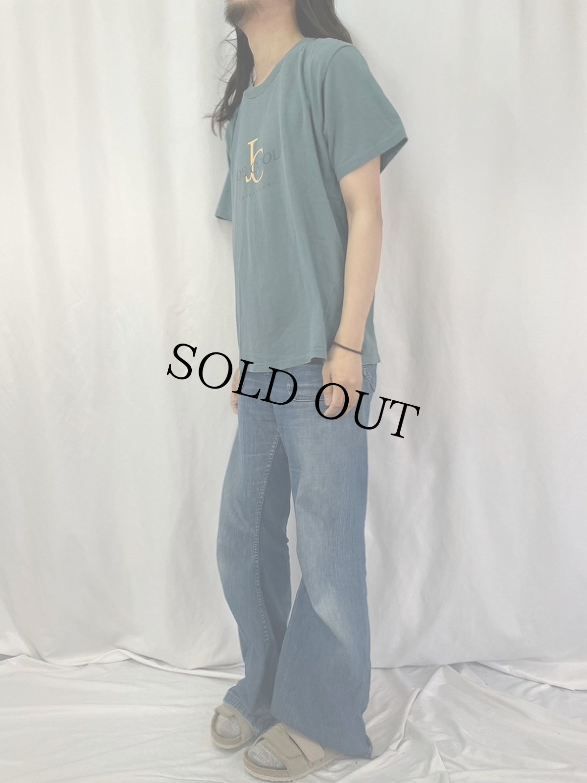 画像3: 90's SNOOPY USA製 "JOE COOL" キャラクターパロディプリントTシャツ L (3)