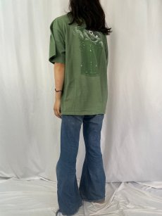 画像4: 90's SESAME STREET USA製 "OSCAR" キャラクターパロディプリントTシャツ XL (4)