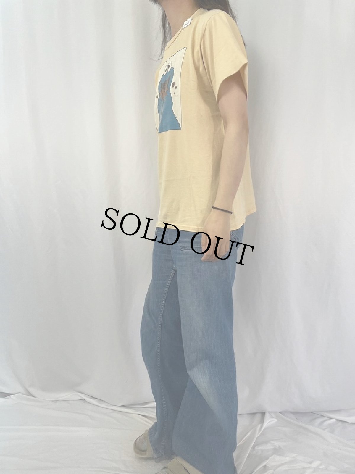 画像3: COOKIE MONSTER キャラクタープリントTシャツ (3)