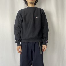 画像2: 90's Champion REVERSE WEAVE USA製 目付き BLACK DEADSTOCK XL(18-20)  (2)