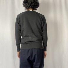 画像3: 60's Hanes "Au H2O 64" 象プリントラグランスウェット BLACK M (3)