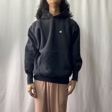 画像2: 90's Champion REVERSE WEAVE USA製 目付きフーディー BLACK XL (2)