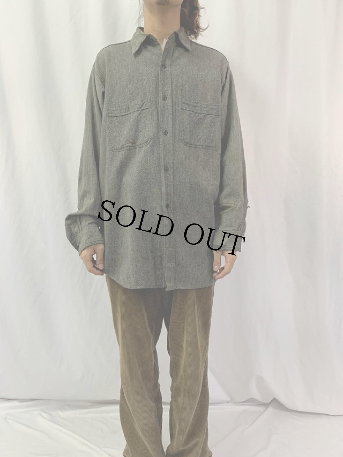 画像2: 50's JCPenney BIGMAC コバートシャツ SIZE16 (2)