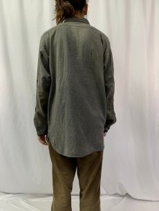 画像4: 【SALE】 50's JCPenney BIGMAC コバートシャツ SIZE15 1/2 (4)