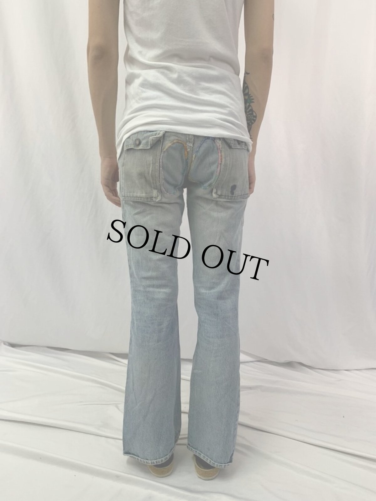 画像3: 70〜80's Levi's デニムブッシュパンツ W30 (3)