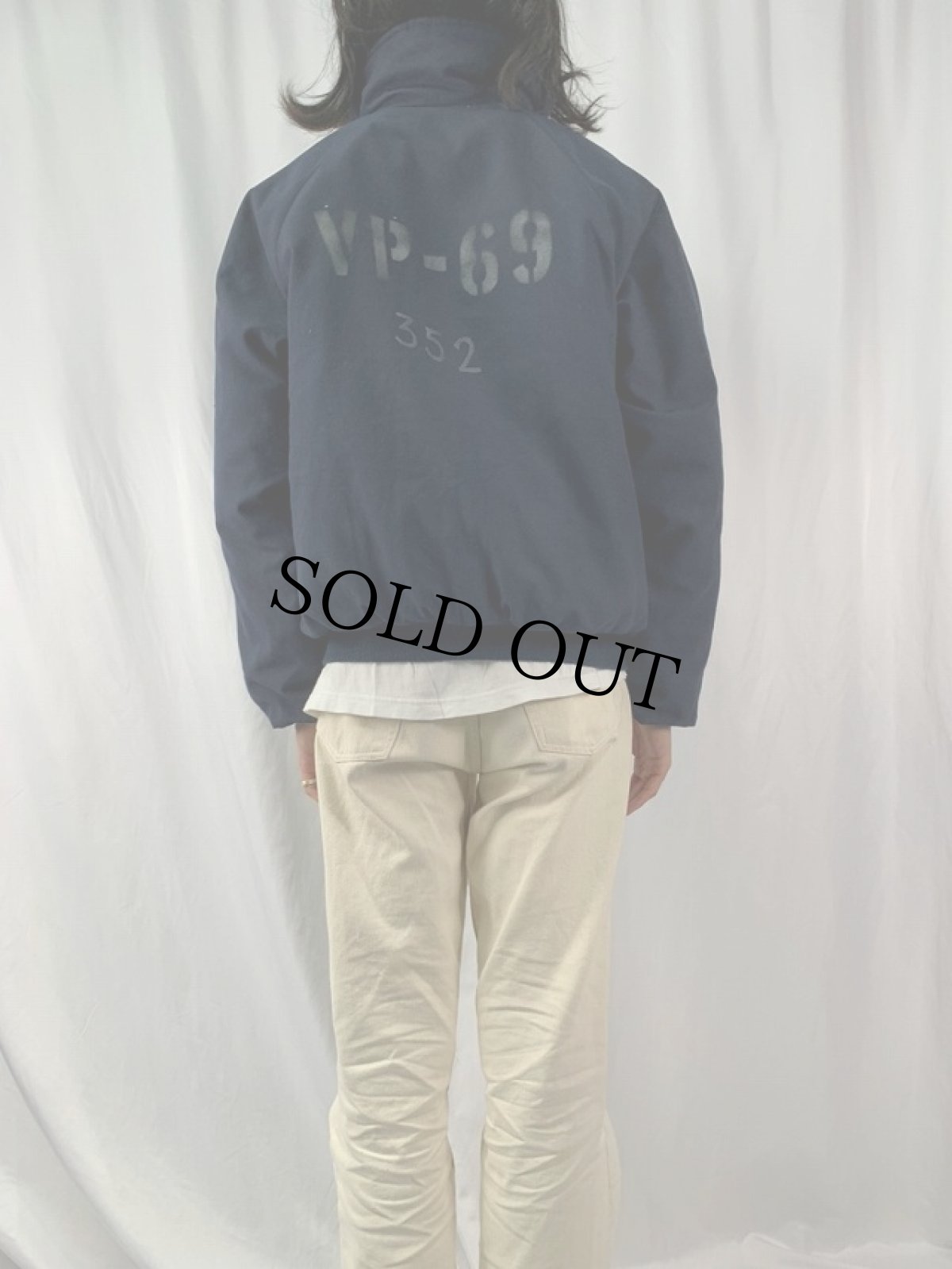 画像4: U.S.NAVY SHIPBOARD COLD WEATHER JACKET ステンシル入り LARGE (4)