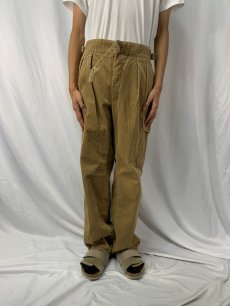 画像2: 90's POLO Ralph Lauren USA製 "French Army Type" 太畝コーデュロイグルカパンツ W26-32 (2)