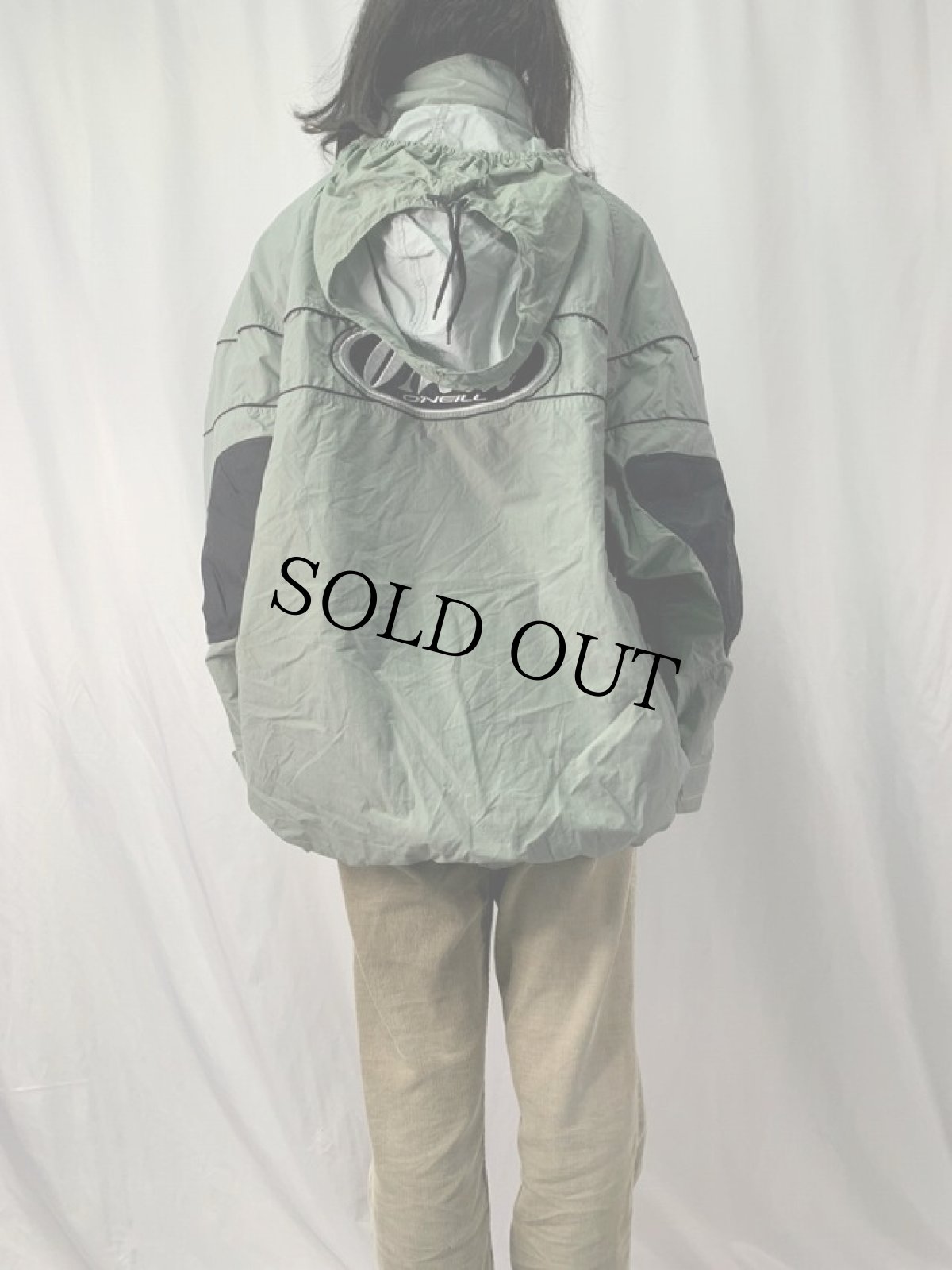 画像4: O'NEILL ロゴ刺繍ナイロンジャケット XL (4)