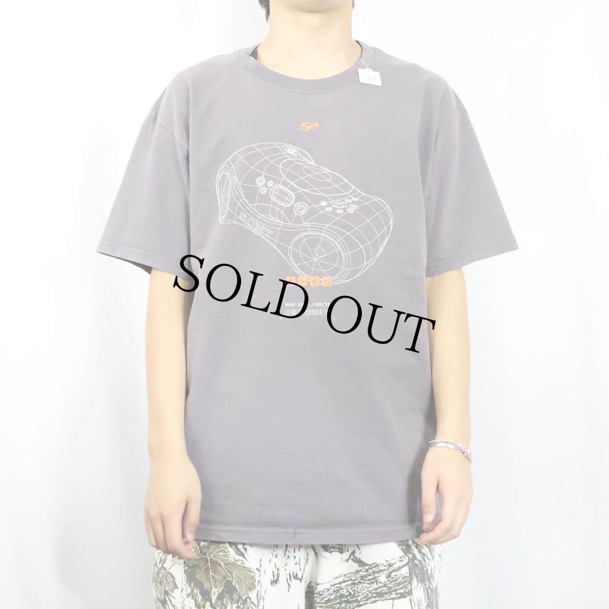 画像2: SONY S2 sports オーディオ機器 プリントTシャツ L  (2)