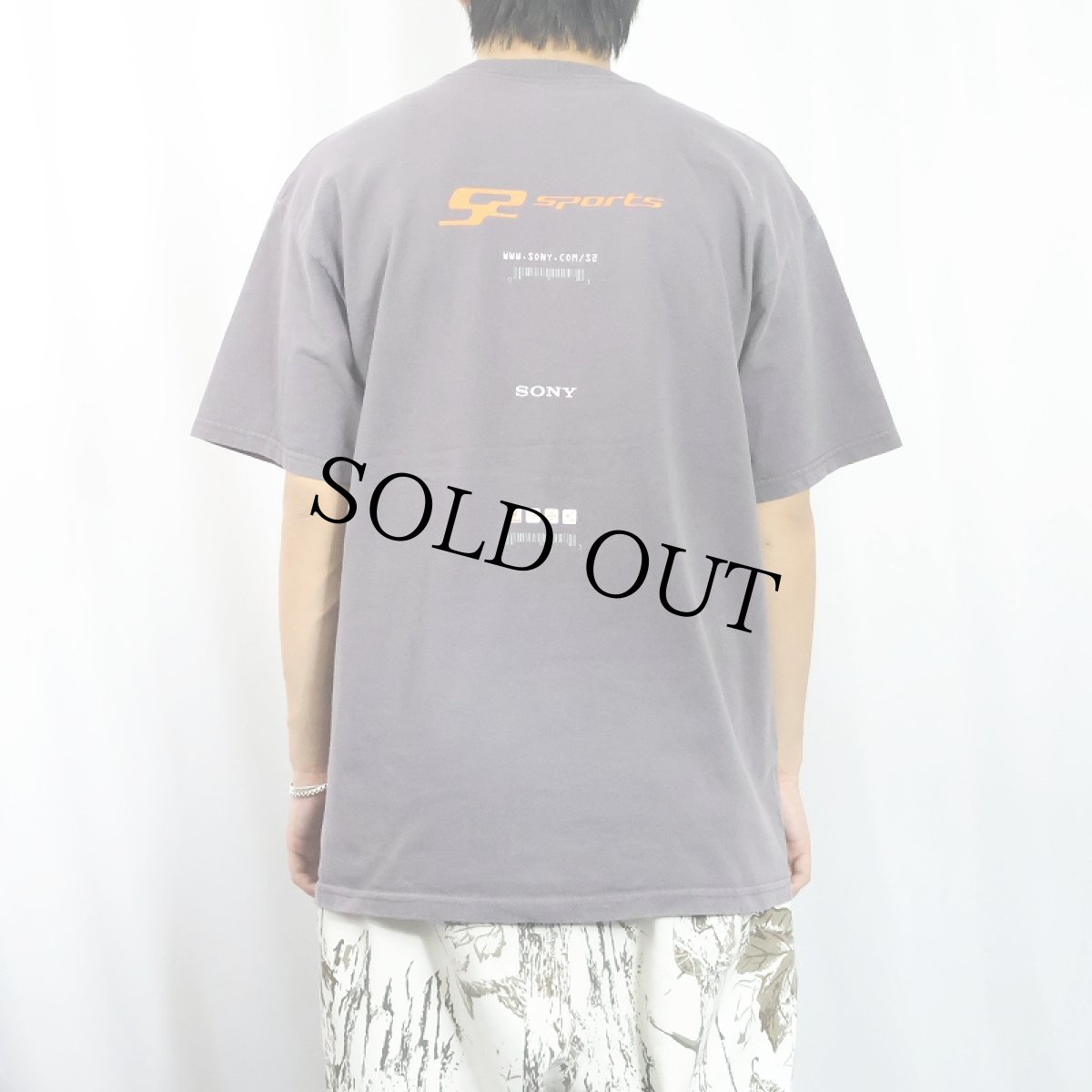 画像3: SONY S2 sports オーディオ機器 プリントTシャツ L  (3)