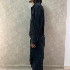 画像3: Levi's ブラックデニムジャケット L (3)