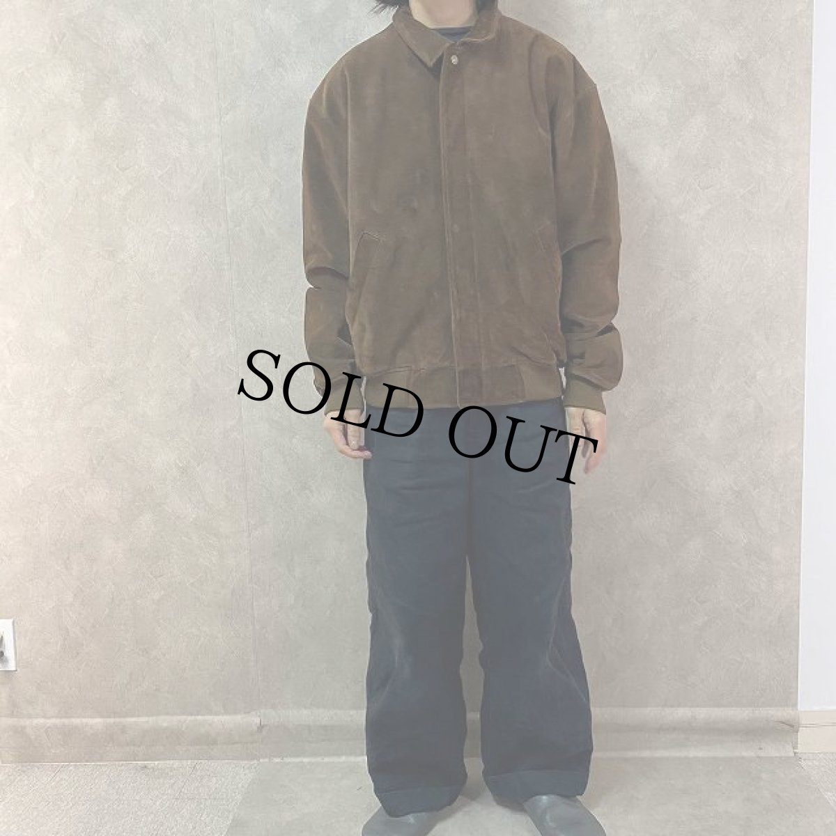 画像2: POLO Ralph Lauren 裏地付き スエードレザージャケット XL (2)