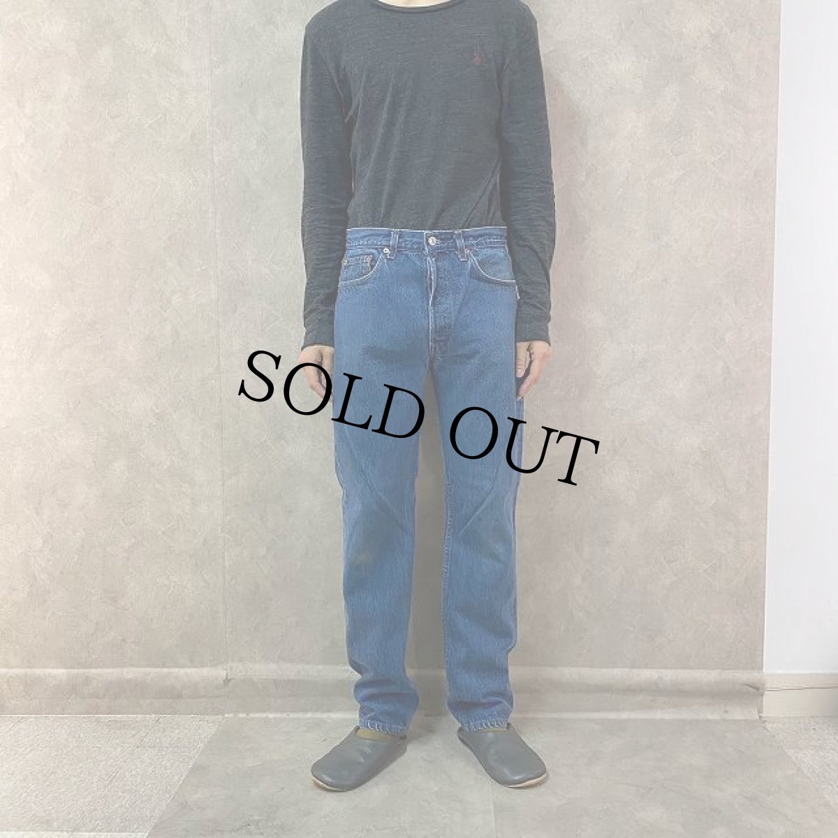 画像2: 80's Levi's 501 USA製 デニムパンツ W32 (2)