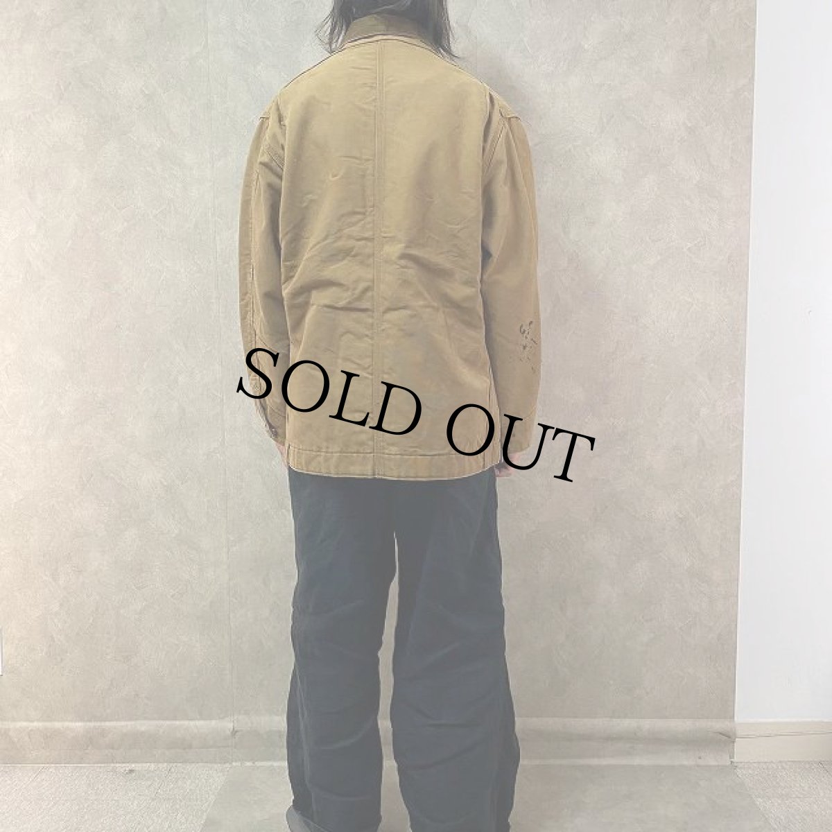 画像4: 70's〜 Carhartt USA製 プリントタグ ブランケット付き ダックカバーオール (4)