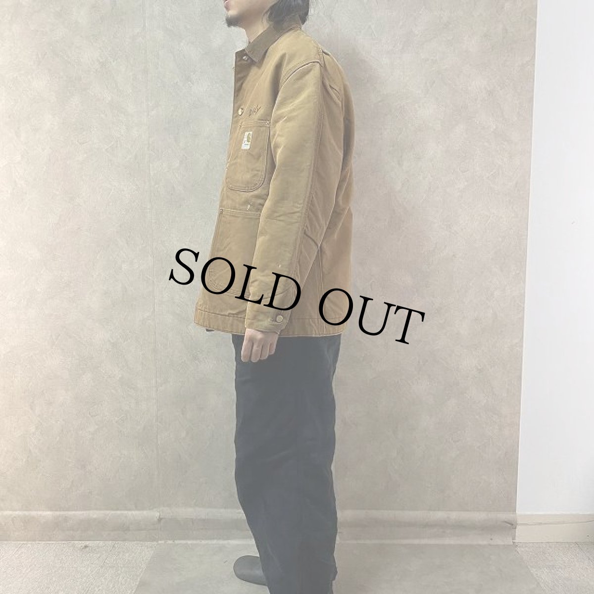 画像3: 70's〜 Carhartt USA製 プリントタグ ブランケット付き ダックカバーオール (3)