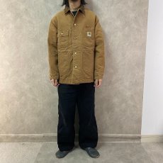 画像2: 70's〜 Carhartt USA製 プリントタグ ブランケット付き ダックカバーオール (2)