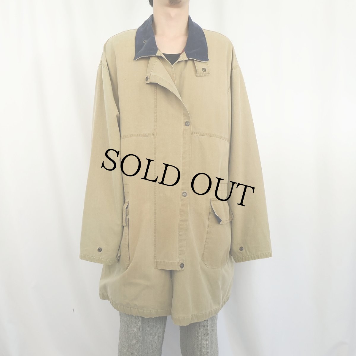 画像2: 90's NO FEAR フランネルライナー ダブルブレストワークジャケット XL (2)