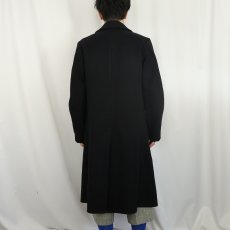 画像3: 40's Royal Navy ウールコート BLACK SIZE5 (3)