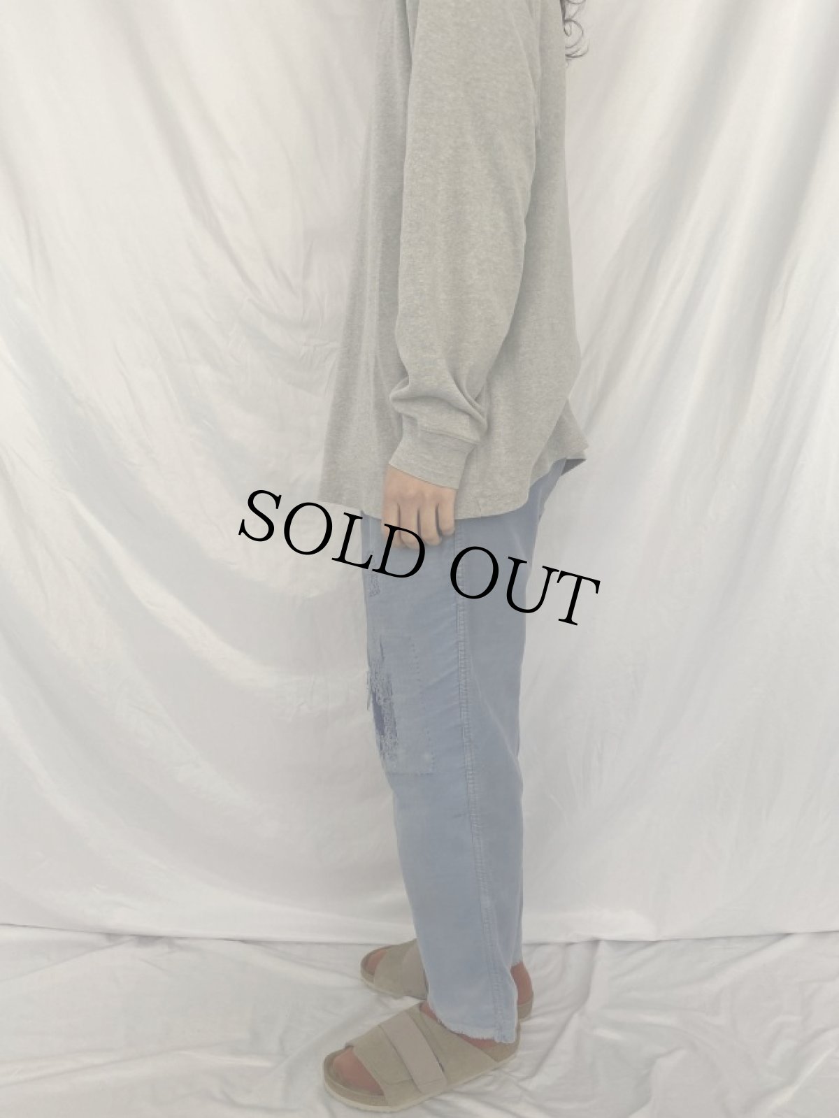 画像3: 60's EURO モールスキン ワークパンツ W31 (3)