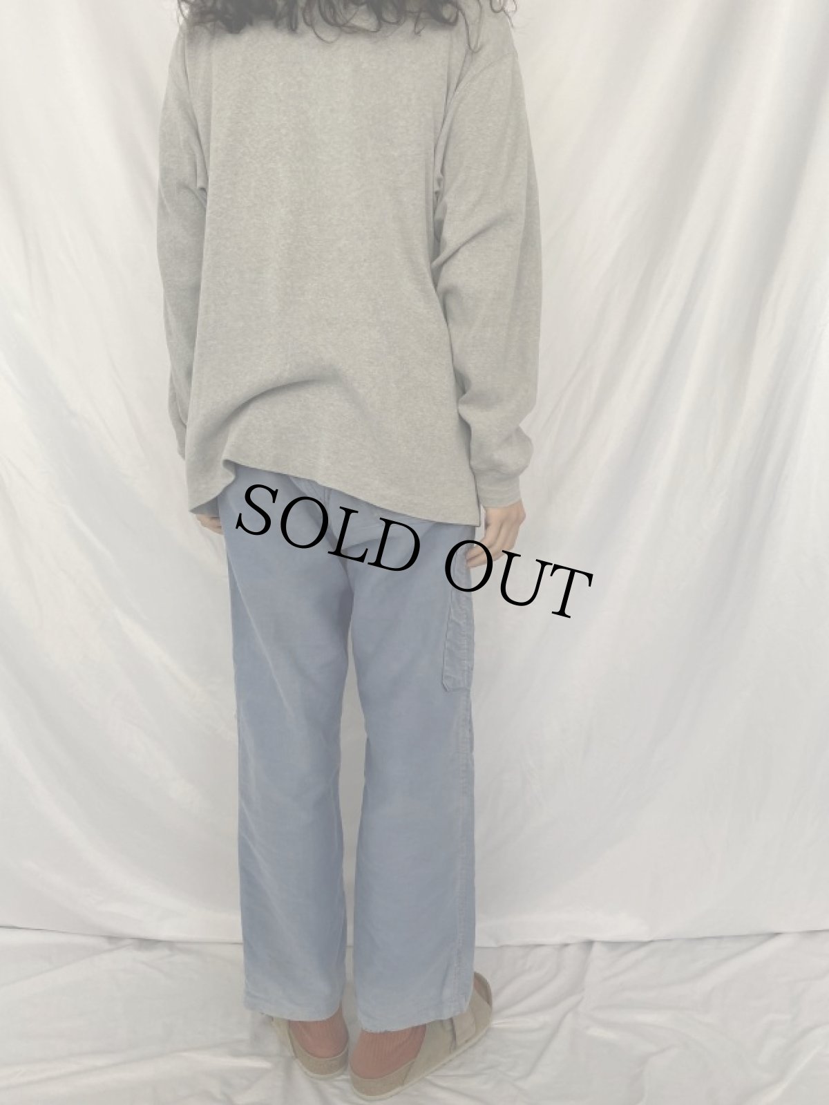 画像4: 60's EURO モールスキン ワークパンツ W31 (4)