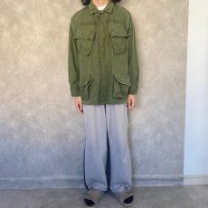 画像2: 60's U.S.ARMY ジャングルファティーグジャケット 3rd (2)