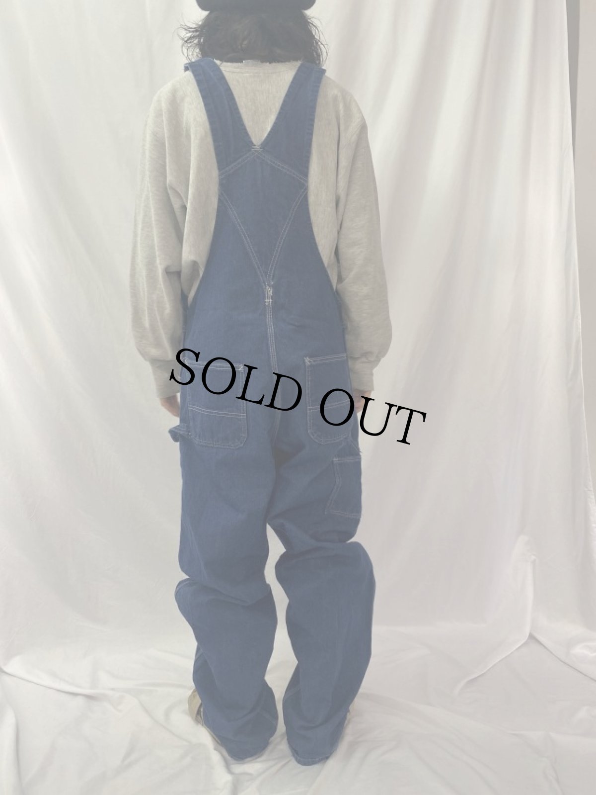 画像4: Carhartt デニムオーバーオール W37 (4)