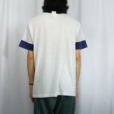 画像3: 90's NIKE 銀タグ USA製 切り替えデザイン メッシュTシャツ L (3)