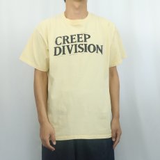 画像3: 2000's Creep Division ハードコア・パンクバンドTシャツ L (3)