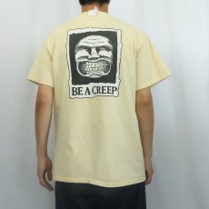 画像4: 2000's Creep Division ハードコア・パンクバンドTシャツ L (4)