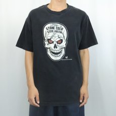 画像2: WWE "STONE COLD" プロレスプリントTシャツ BLACK L (2)