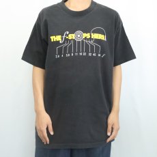 画像2: 90's USA製 "THE F-STOPS HERE" プリントTシャツ BLACK XL (2)