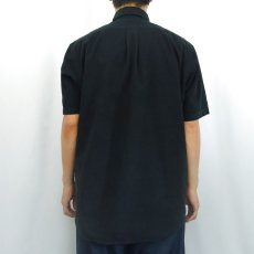 画像3: Ralph Lauren "CLASSIC FIT" シアサッカーボタンダウンシャツ BLACK L (3)