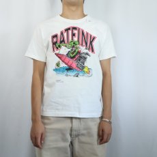 画像3: 90's RAT FINK USA製 キャラクタープリントTシャツ XL (3)