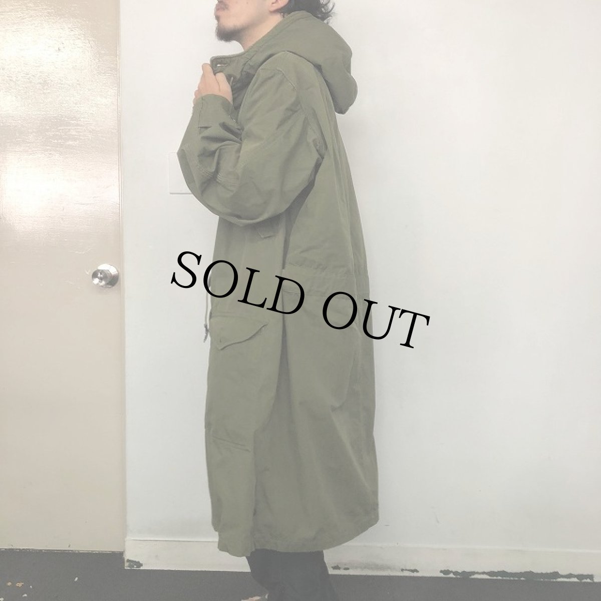 画像3: 40〜50's U.S.ARMY/U.S.ＡIR FORCE M-47 OVERCOAT, PARKA, TYPE WITH PILE LINER (3)