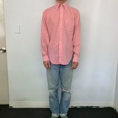 画像2: 60〜70's  BrooksBrothers コットンポリ ボタンダウンシャツ (2)