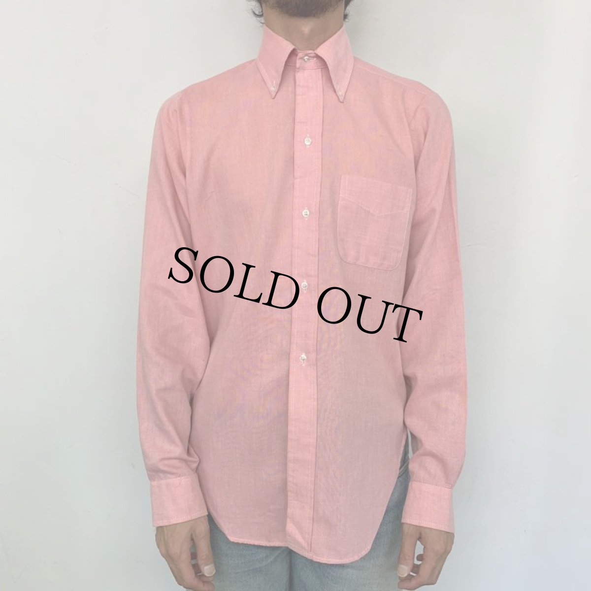 画像3: 60〜70's  BrooksBrothers コットンポリ ボタンダウンシャツ (3)